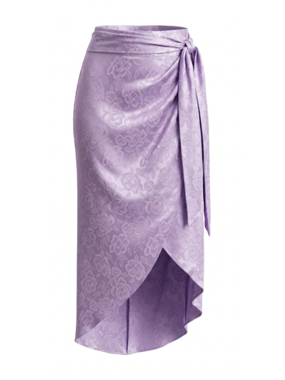 Ronny Kobo Kit Silk Blend Jacquard Skirt , Lilac